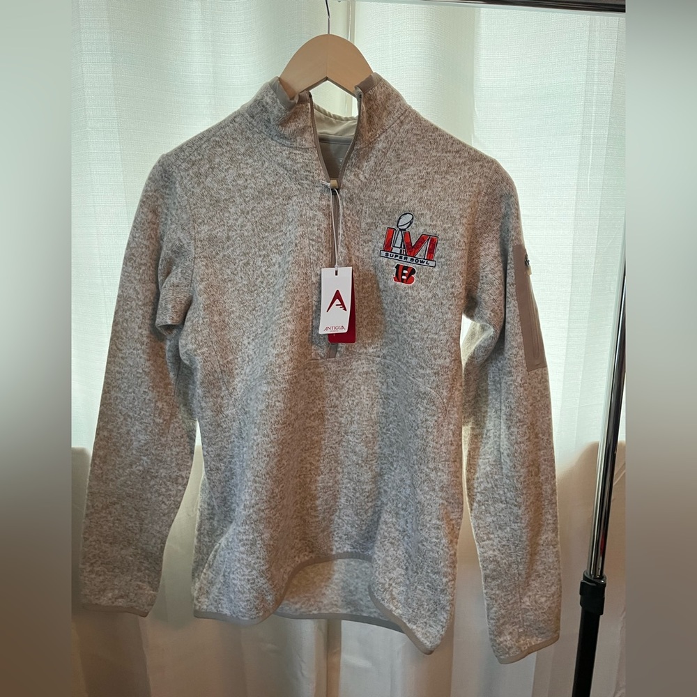 Antigua Bengals Quarterzip
